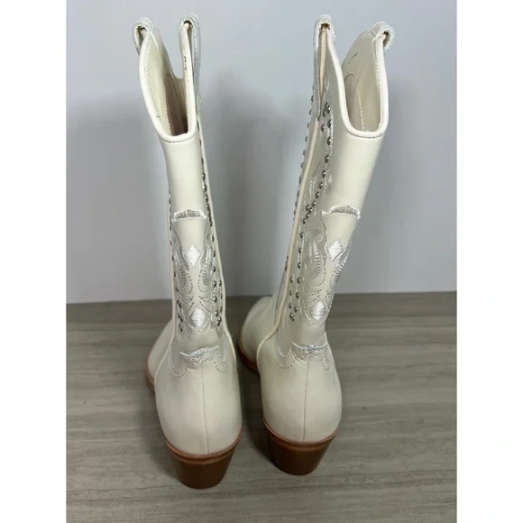 NEW Dolce Vita Sula Off White Leather 7.5